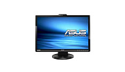 ASUS LCD 22" VK222HE 1680x1050 16:10 wide repro webcam 1.3M black (2ms, 5000:1, 300cd, DVI+VGA, černý)