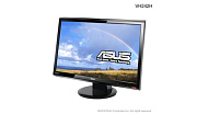 ASUS LCD 23.6" VH242H 1920x1080 16:9 wide repro black (5ms, 20000:1, 300cd, DVI+VGA, černý)