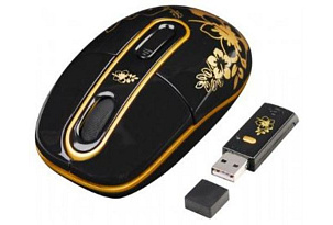 A4TECH myš G-Cube G4A-10SS ntb travel wireless, USB "Golden Sunset"