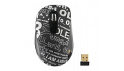 A4TECH myš G7CR-60B optical wireless 2.4 Ghz, black "Chat room"