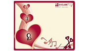 A4TECH podložka GME-20S  Heart & Soul, red, G-CUBE