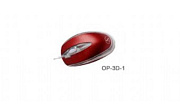 A4TECH myš OP-3D-1 RED optical PS2
