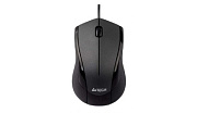 A4TECH myš Q3-400-1 GlassRun Full Speed Mouse 1000DPI, USB, černá (black)
