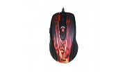 A4TECH myš XL-750BK-2 Full speed USB OSCAR Laser gaming mouse red fire