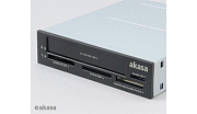AKASA AK-ICR-10 BayMaster dokovací stanice 2,5" HDD/SSD + čtečka paměťových karet, do 3,5" pozice