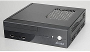 AKASA case Crypto mini-ITX, 60W zdroj, černá (black)