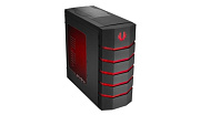 BITFENIX case Colossus Big Tower, Red LED, window, bez zdroje, černá (black)