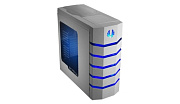 BITFENIX case Colossus Big Tower, Blue LED, window, bez zdroje, bílá (white)