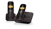 SIEMENS Gigaset AS200A DUO bezdrátový telefon se záznamníkem (2x sluchátko), black