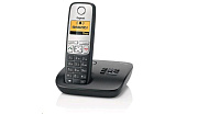 SIEMENS Gigaset A400A bezdrátový telefon se záznamníkem, black/silver