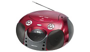 SCOTT SDM 25 Radio CD/MP3 přehrávač (červená)