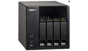 QNAP TS-412 TurboNAS server s iSCSI a RAID, 256MB DDRII, pro 4x3,5/2.5" SATA HDD (4xUSB+2x eSATA+2xGLAN datové úložiště)