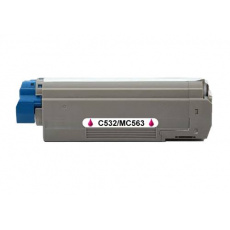 OKI C532/C542/MC563/MC573 červený, kompatibilní toner - 6000 stran